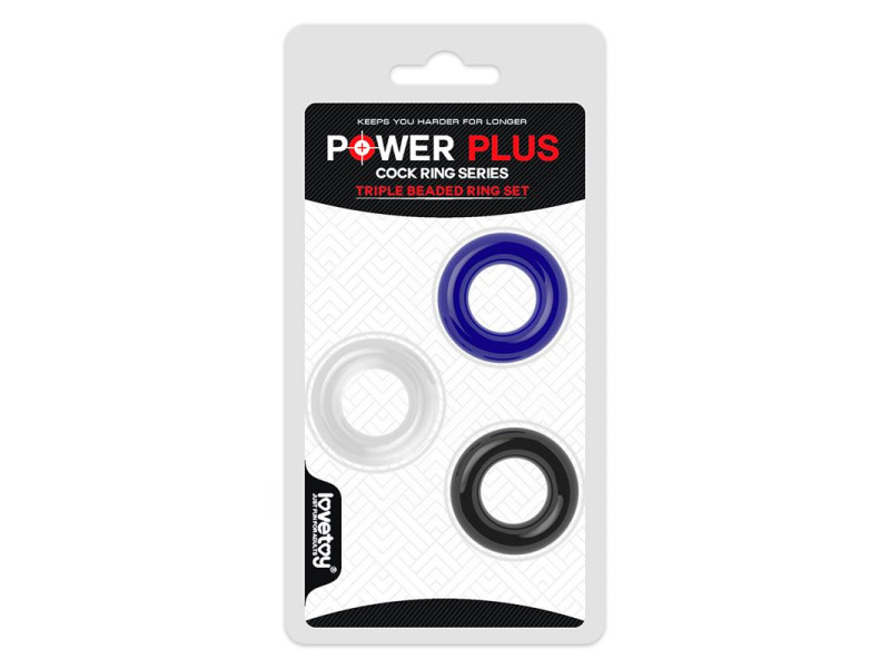 Pack de 3 Anillos para el Pene Power Plus