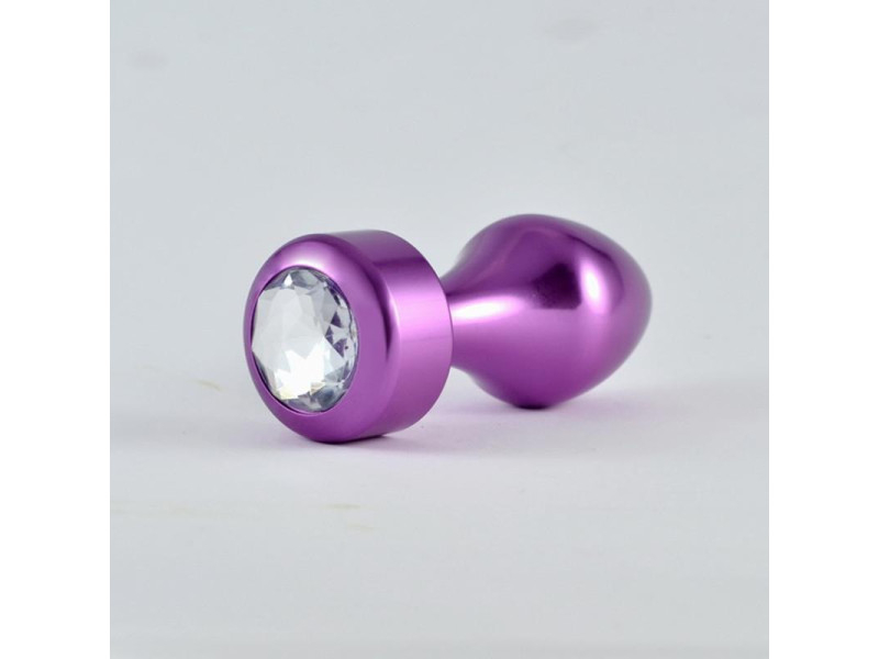 Plug Anal Purpura Rosebud con Joya