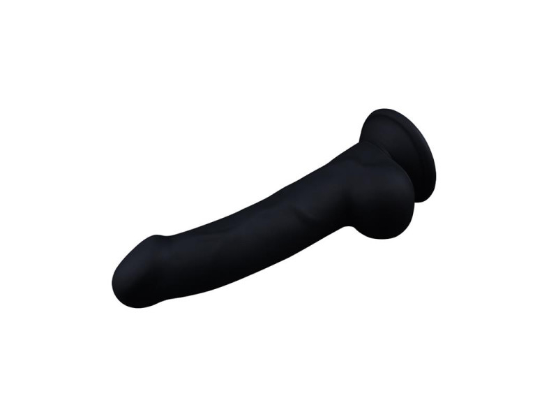Dildo Trooper 8 Silicona Liquida Negro