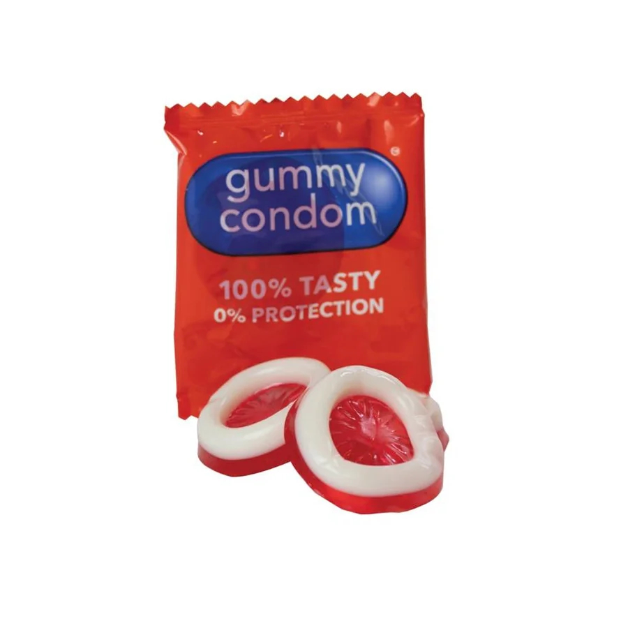 Condones de Gominola Fresa y Crema