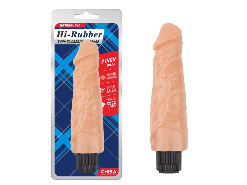 Vibrador Hi Rubber 9 Natural