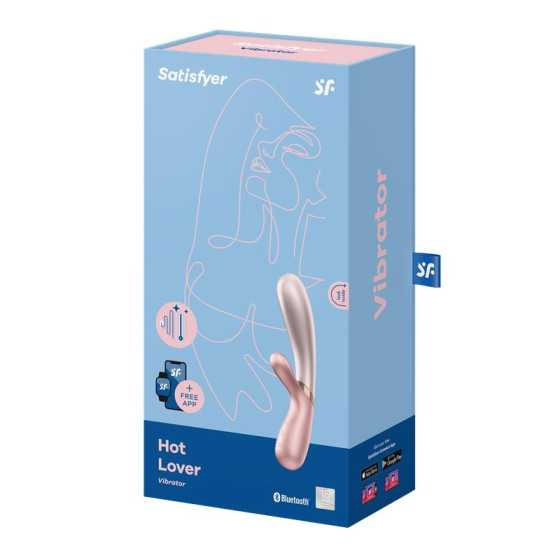 Hot Lover Vibrador con Efecto Calor con APP Duo Rosa