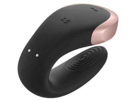 Double Love Luxury Vibrador Para Parejas con App Negro