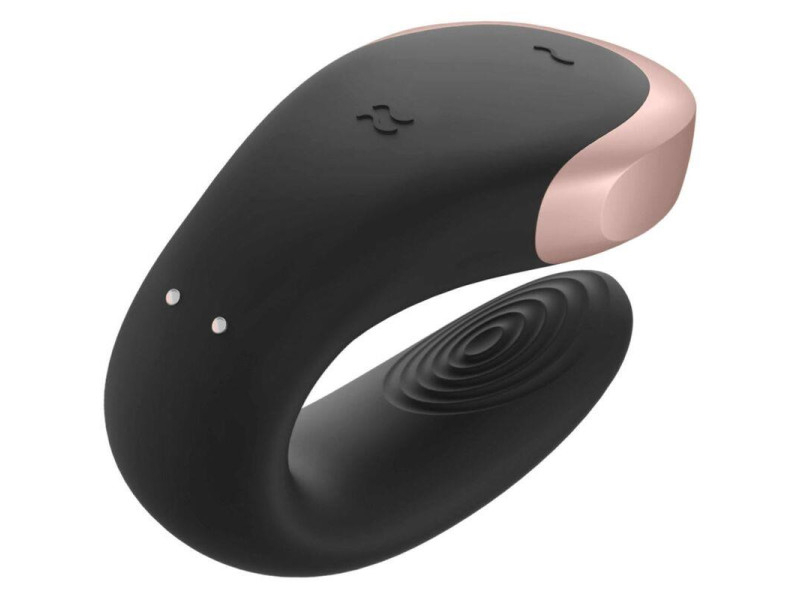 Double Love Luxury Vibrador Para Parejas con App Negro