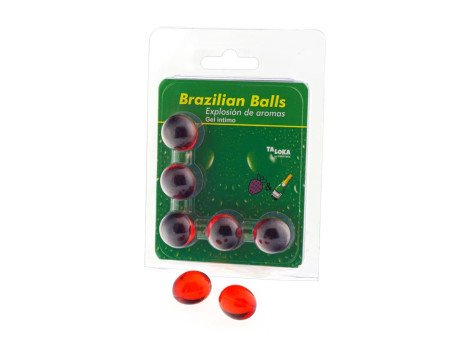 Set 5 Brazilian Balls Explosion Aroma de Fresa Champan