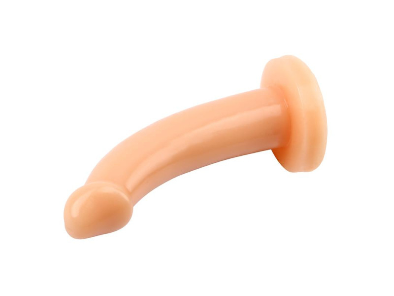 Arnes y Dildo Slim G 19 cm Natural
