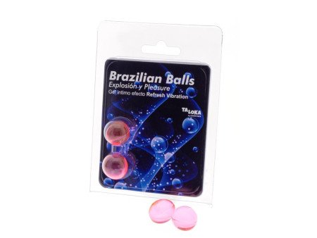 Set 2 Brazilian Balls Excitante Efecto Refresh Vibracion