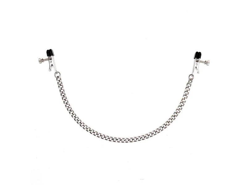 Pinzas Pezones con Cadena Metal Ajustables