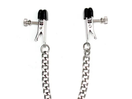 Pinzas Pezones con Cadena Metal Ajustables