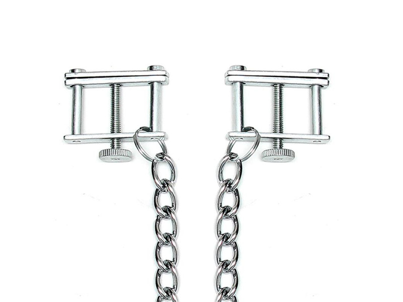 Pinzas para Pezones con Cadena Ajustable Pinzas para Pezones con Cadena Ajustable