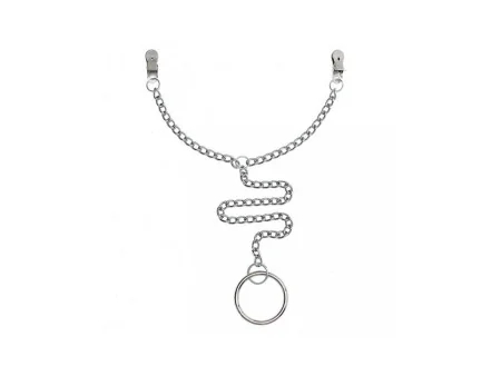 Pinzas para Pezones con Anillo para el Pene