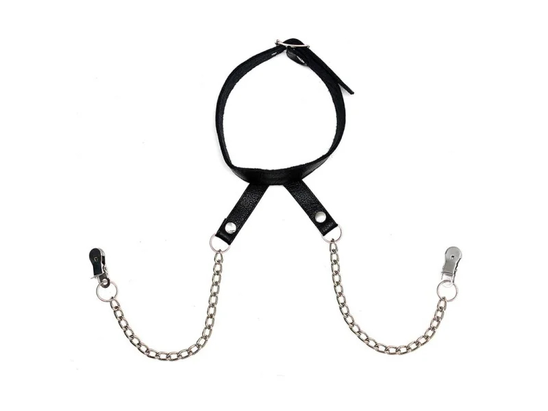 Pinzas para Pezones con Cadena y Collar