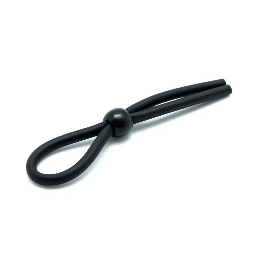 Rimba Latex Play Cordon Ajustable para Pene Color Negro