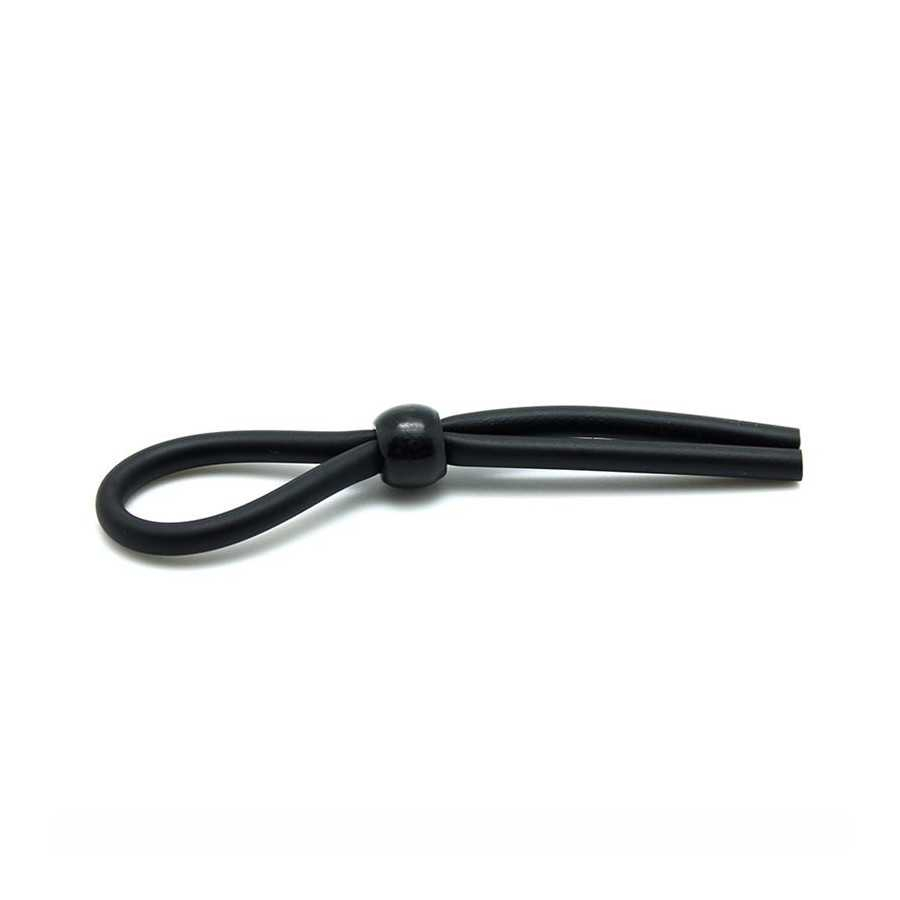 Rimba Latex Play Cordon Ajustable para Pene Color Negro