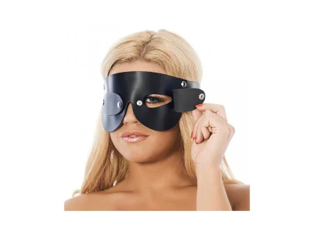 Antifaz con Anteojeras Desmontables Cuero Ajustable Antifaz con Anteojeras Desmontables Cuero Ajustable