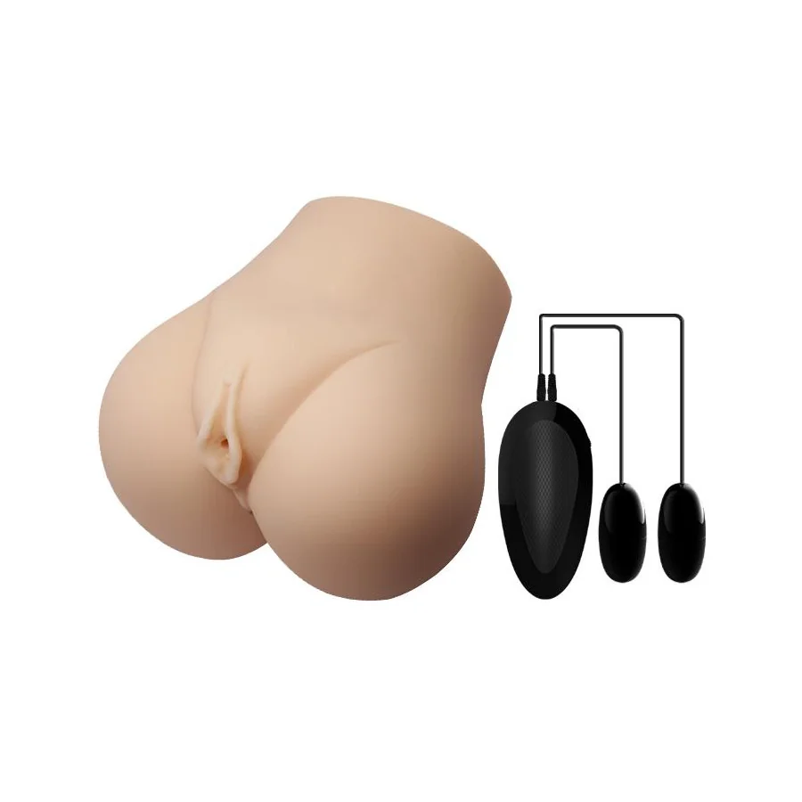 Masturbador Doble Vagina y Ano con Vibracion Masturbador Doble Vagina y Ano con Vibracion