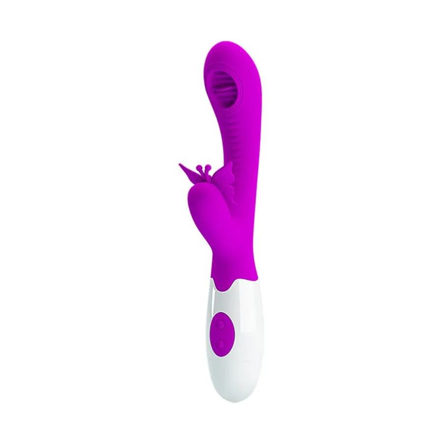 Moth Vibrador con Lengua Tickling