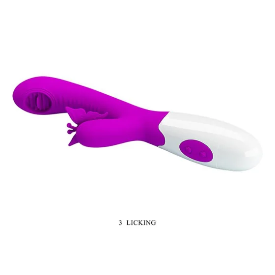 Moth Vibrador con Lengua Tickling