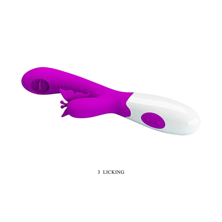 Moth Vibrador con Lengua Tickling