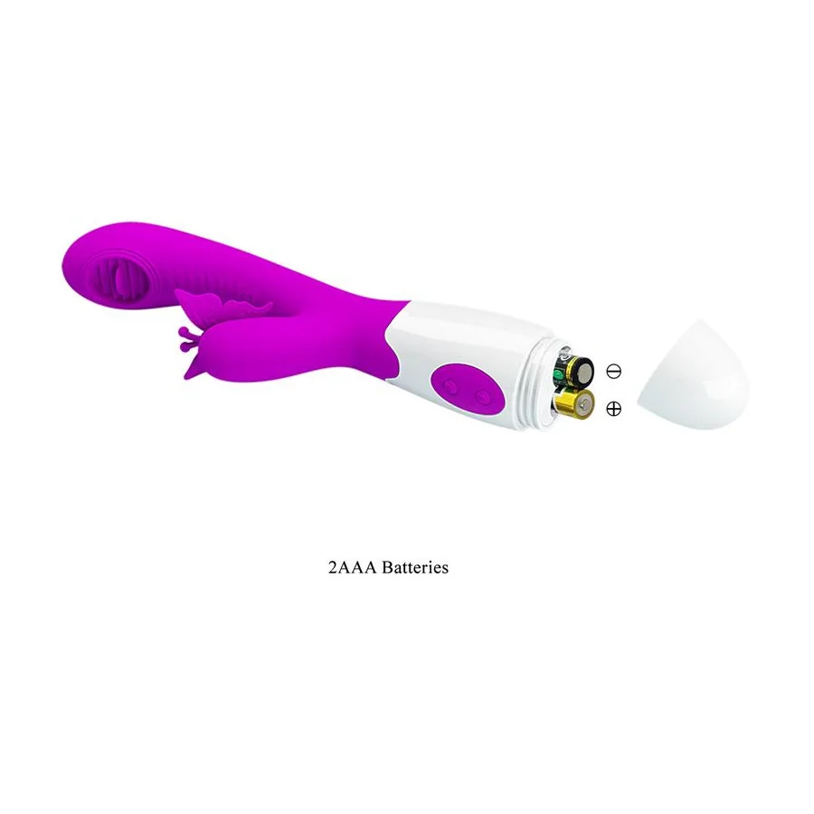 Moth Vibrador con Lengua Tickling