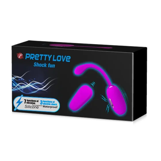 Shock Fun Huevo Vibrador con Electro Shock y Control Remoto