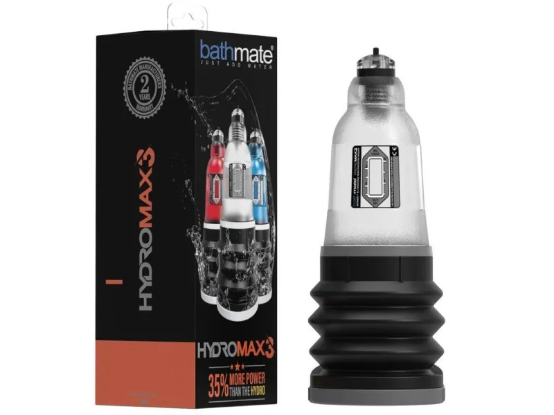 Bomba para el Pene Hydromax3 Transparente