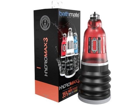 Bomba para el Pene Hydromax3 Rojo