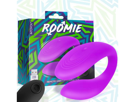 Roomie Vibrador para Parejas Silicona Liquida Unibody Control Remoto USB