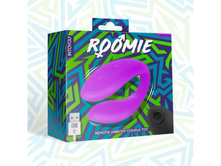 Roomie Vibrador para Parejas Silicona Liquida Unibody Control Remoto USB