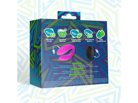 Roomie Vibrador para Parejas Silicona Liquida Unibody Control Remoto USB