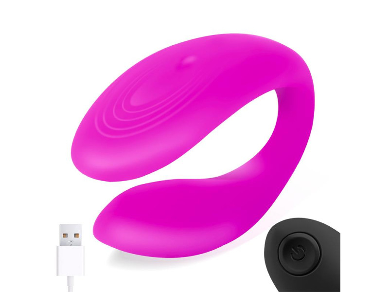 Roomie Vibrador para Parejas Silicona Liquida Unibody Control Remoto USB