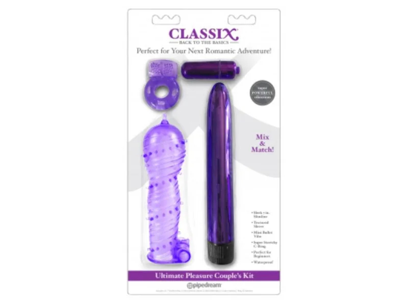 Kit para Parejas Ultimate Pleasure Purpura