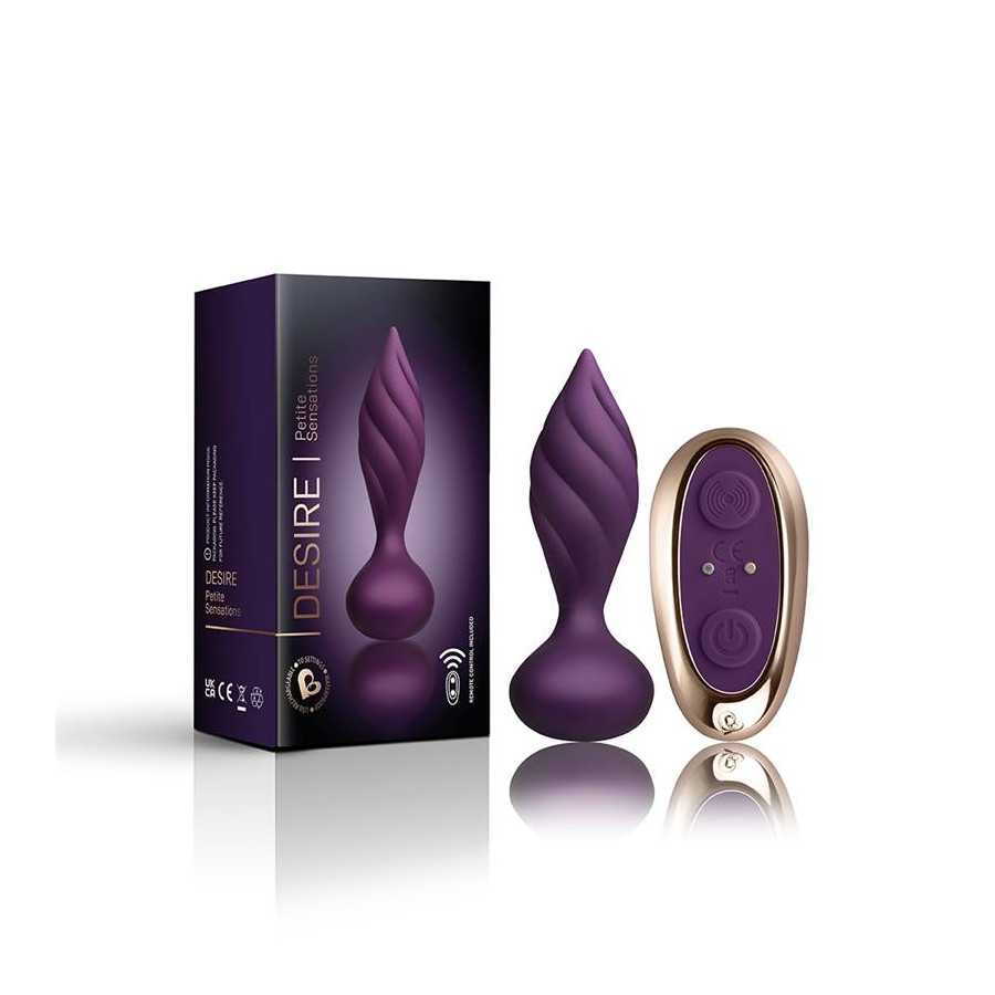 Plug Anal con Control Remoto Petite Sensations Desire Purpura