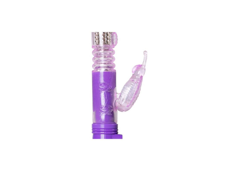 Vibrador con Mariposa Purpura