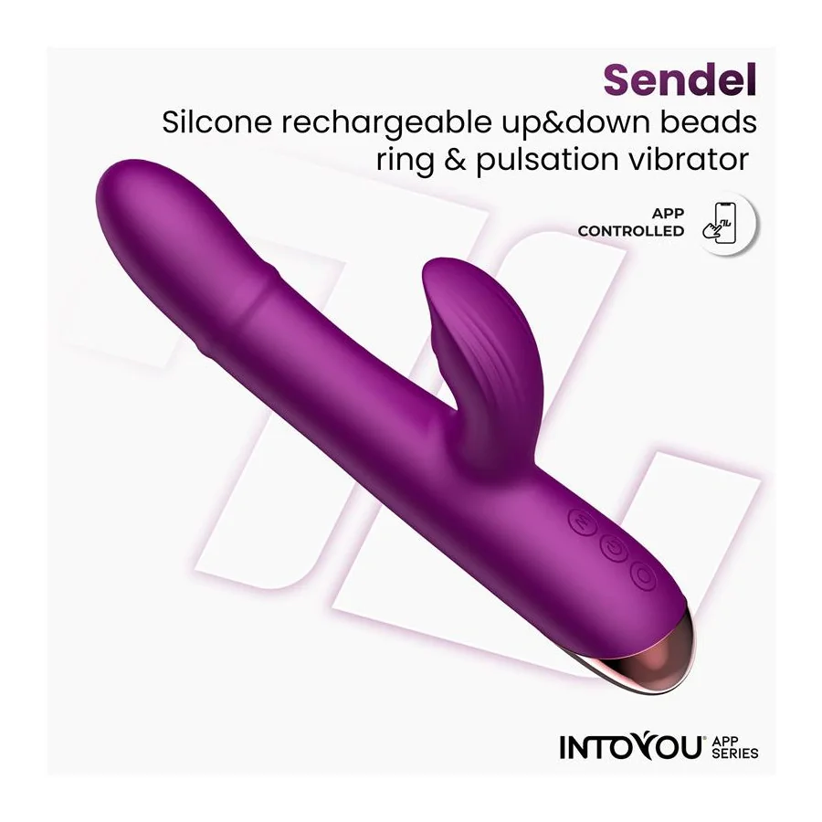 Sendel Vibrador con Anillo de Bolas Internas Up and Down y Pulsacion con App