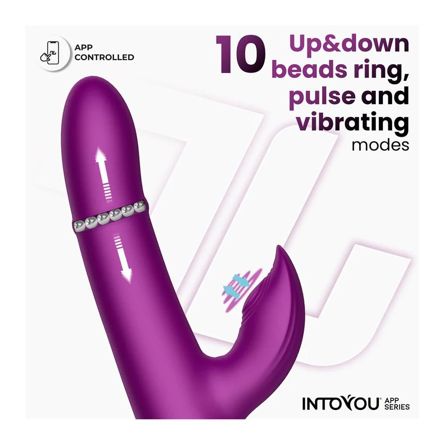 Sendel Vibrador con Anillo de Bolas Internas Up and Down y Pulsacion con App