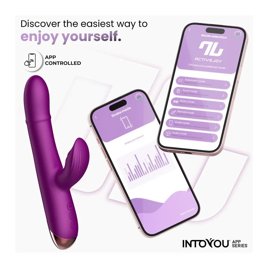 Sendel Vibrador con Anillo de Bolas Internas Up and Down y Pulsacion con App