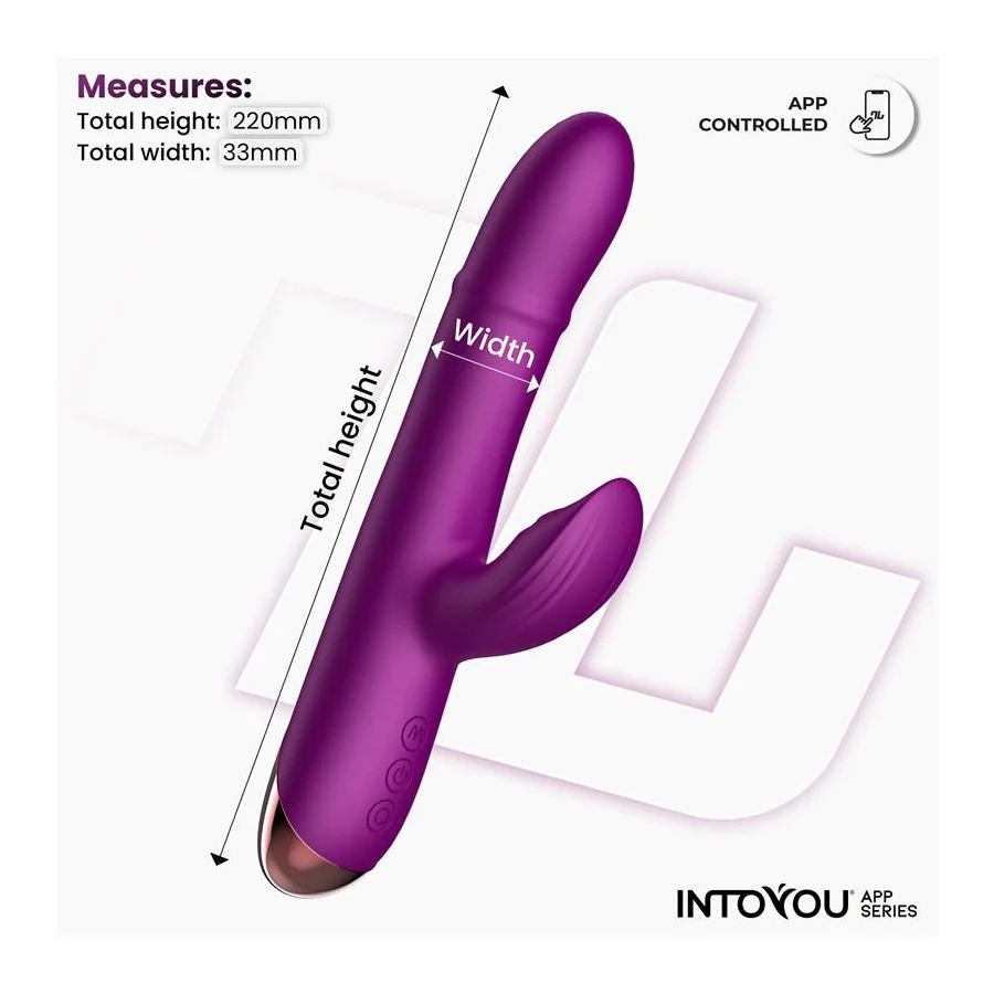 Sendel Vibrador con Anillo de Bolas Internas Up and Down y Pulsacion con App