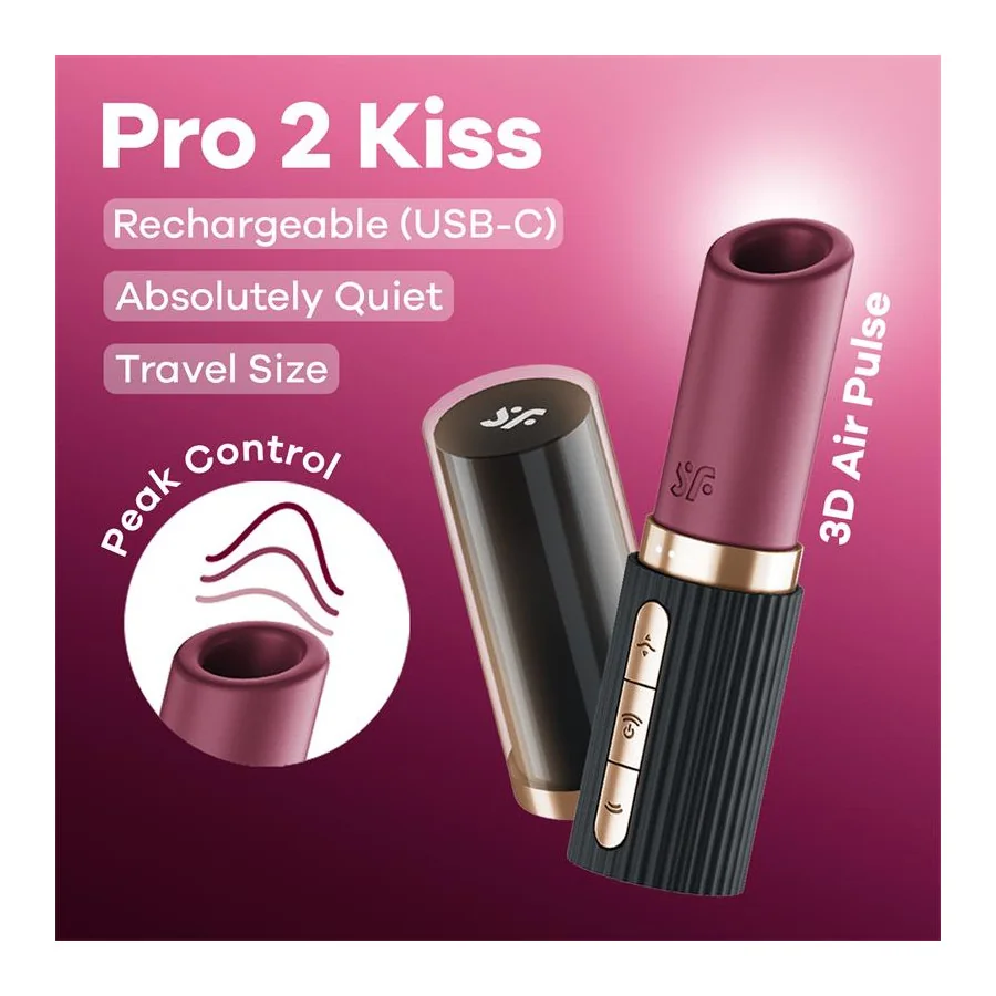 Pro 2 Kiss Air Pulse Vibrator Pro 2 Kiss Air Pulse Vibrator
