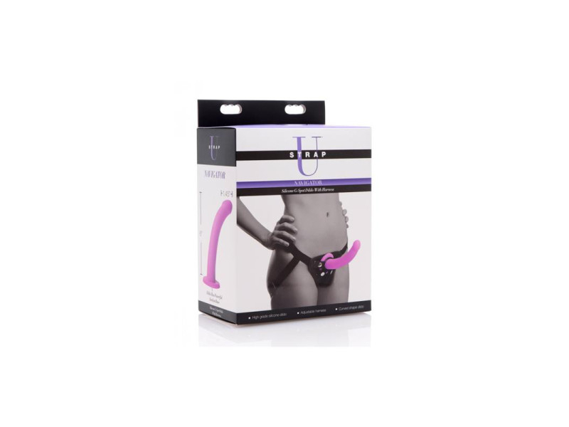 Navigator Arnes con Dildo Punto G Purpura