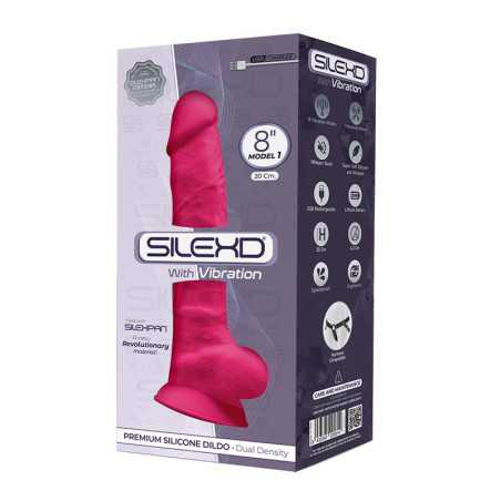 Dildo Dual Density Model 1 8 10 Funciones Recargable por USB Rosa