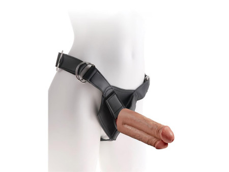 Arnes con Dildo Doble 7 Bronceado