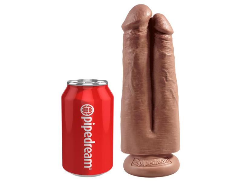 Arnes con Dildo Doble 7 Bronceado