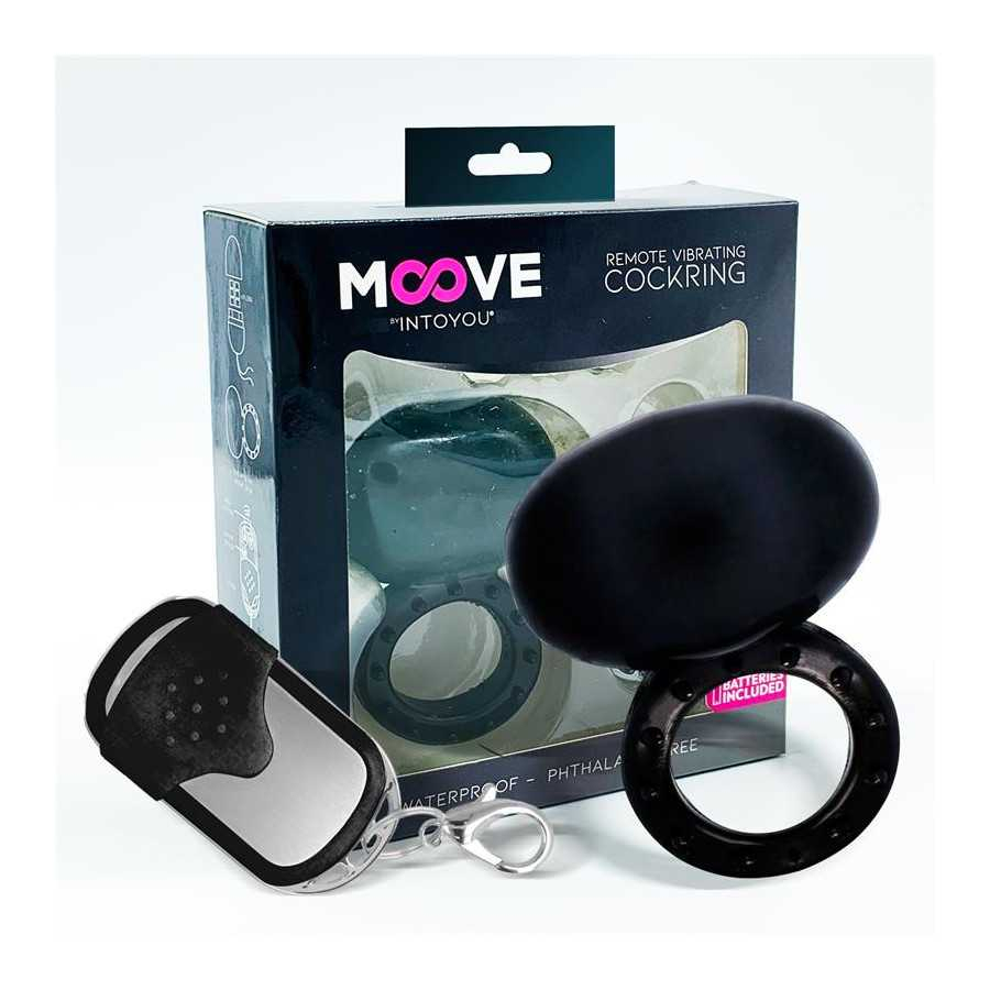 Anillo Vibrador con Control Remoto Negro