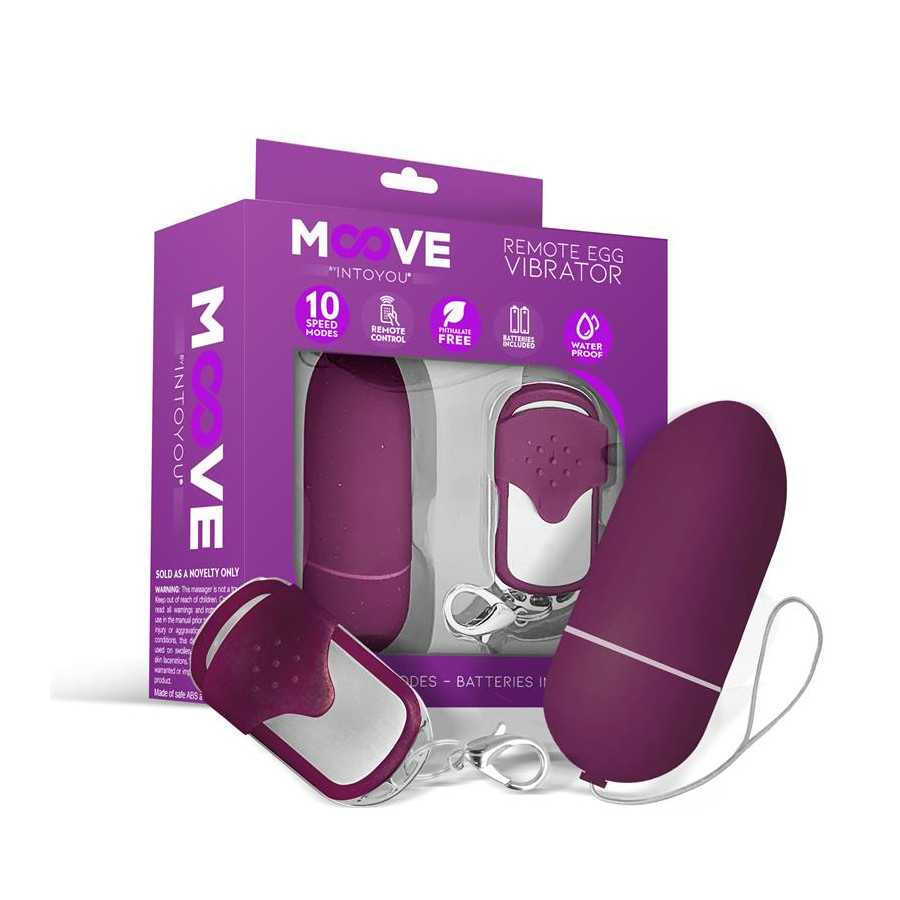 Huevo Vibrador con Control Remoto Dark Purple