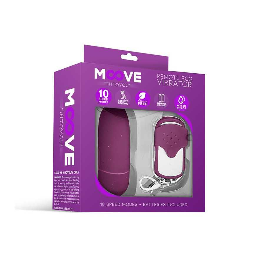 Huevo Vibrador con Control Remoto Dark Purple