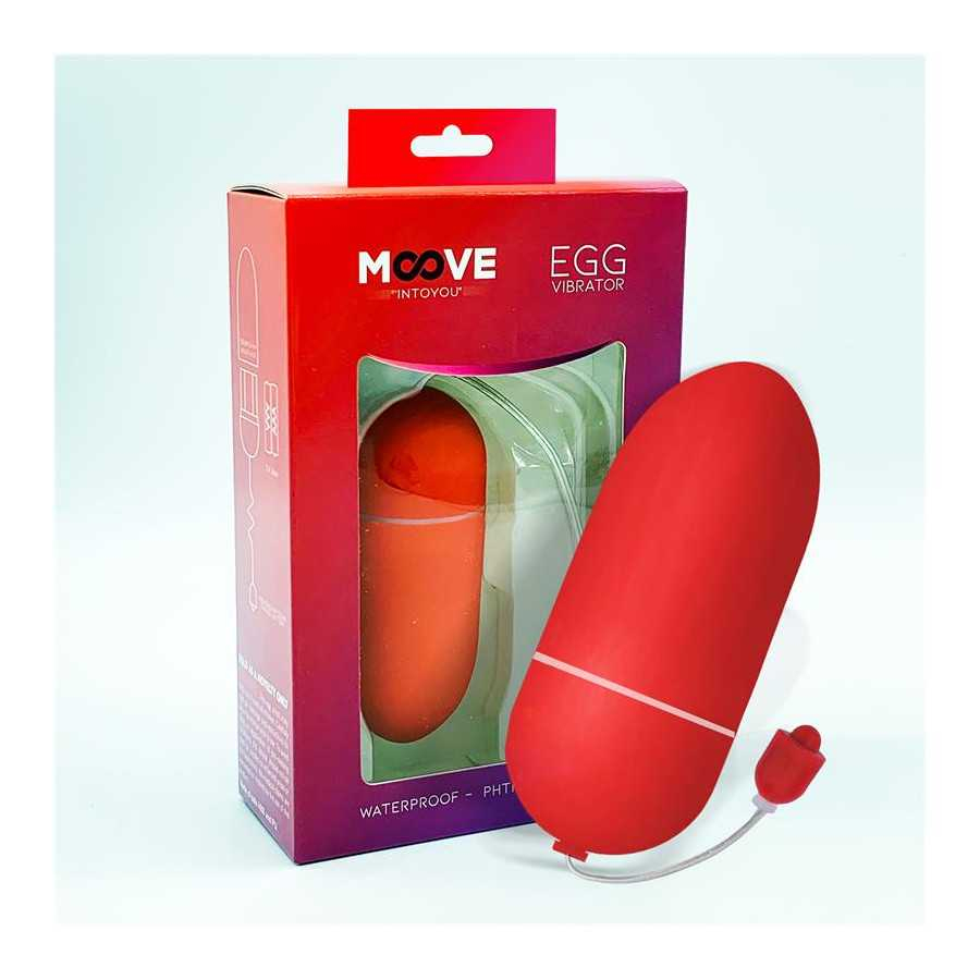 Huevo Vibrador 10 Funciones Rojo