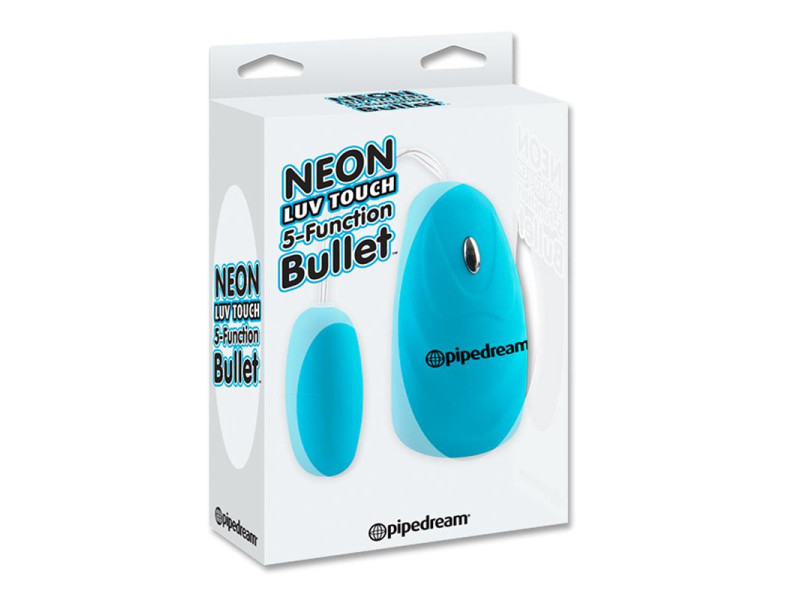 Neon Bala Vibradora 5 Funciones Luv Touch Azul