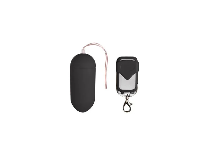Huevo Vibrador Control Remoto 10 Funciones Negro Huevo Vibrador Control Remoto 10 Funciones Negro