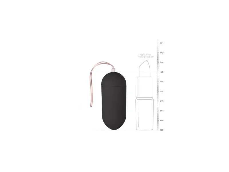 Huevo Vibrador Control Remoto 10 Funciones Negro